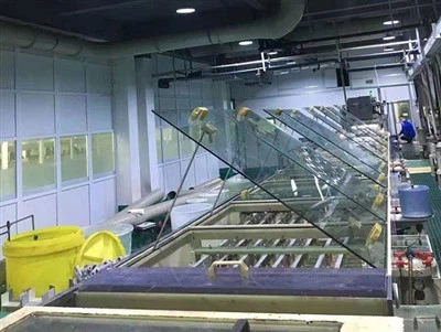 Linha de galvanoplastia horizontal